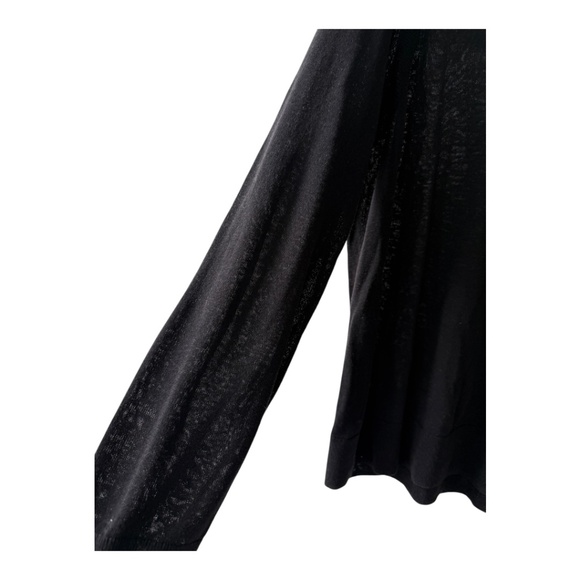 COS Black Linen & Cotton Lightweight Sweater | L - Picture 2 of 5